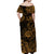 Hawaii Shaka Polynesian Matching Dress and Hawaiian Shirt Matching Couples Outfit Unique Style Gold LT8 - Polynesian Pride
