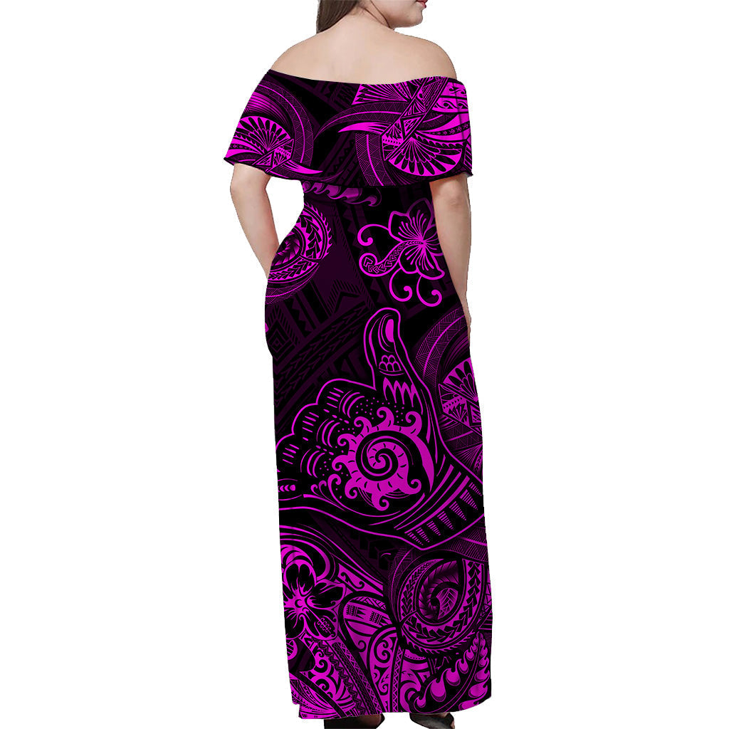 Hawaii Shaka Polynesian Matching Dress and Hawaiian Shirt Matching Couples Outfit Unique Style Pink LT8 - Polynesian Pride