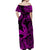 Hawaii Angry Shark Polynesian Matching Dress and Hawaiian Shirt Matching Couples Outfit Unique Style Pink LT8 - Polynesian Pride