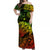Hawaii Turtle Polynesian Matching Dress and Hawaiian Shirt Matching Couples Outfit Plumeria Flower Unique Style Reggae LT8 - Polynesian Pride