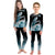 Polynesian Pajama Set KID Ocean Waves Style - Turtle LT7 Black - Polynesian Pride