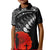 New Zealand ANZAC 2022 Polo Shirt Maori Mix Fern Poppy LT13 - Polynesian Pride
