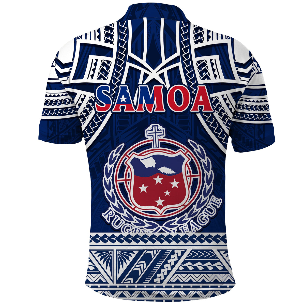 Samoa Rugby Polo Shirt Toa Samoa Pacific Sporty LT14 - Polynesian Pride