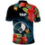 Yap State Polo Shirt FSM Hibiscus Flowers Mix Polynesian LT14 - Polynesian Pride