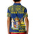 Custom Niue Polo Shirt Hiapo Mix Polynesian Happy Constitution Day LT14 - Polynesian Pride