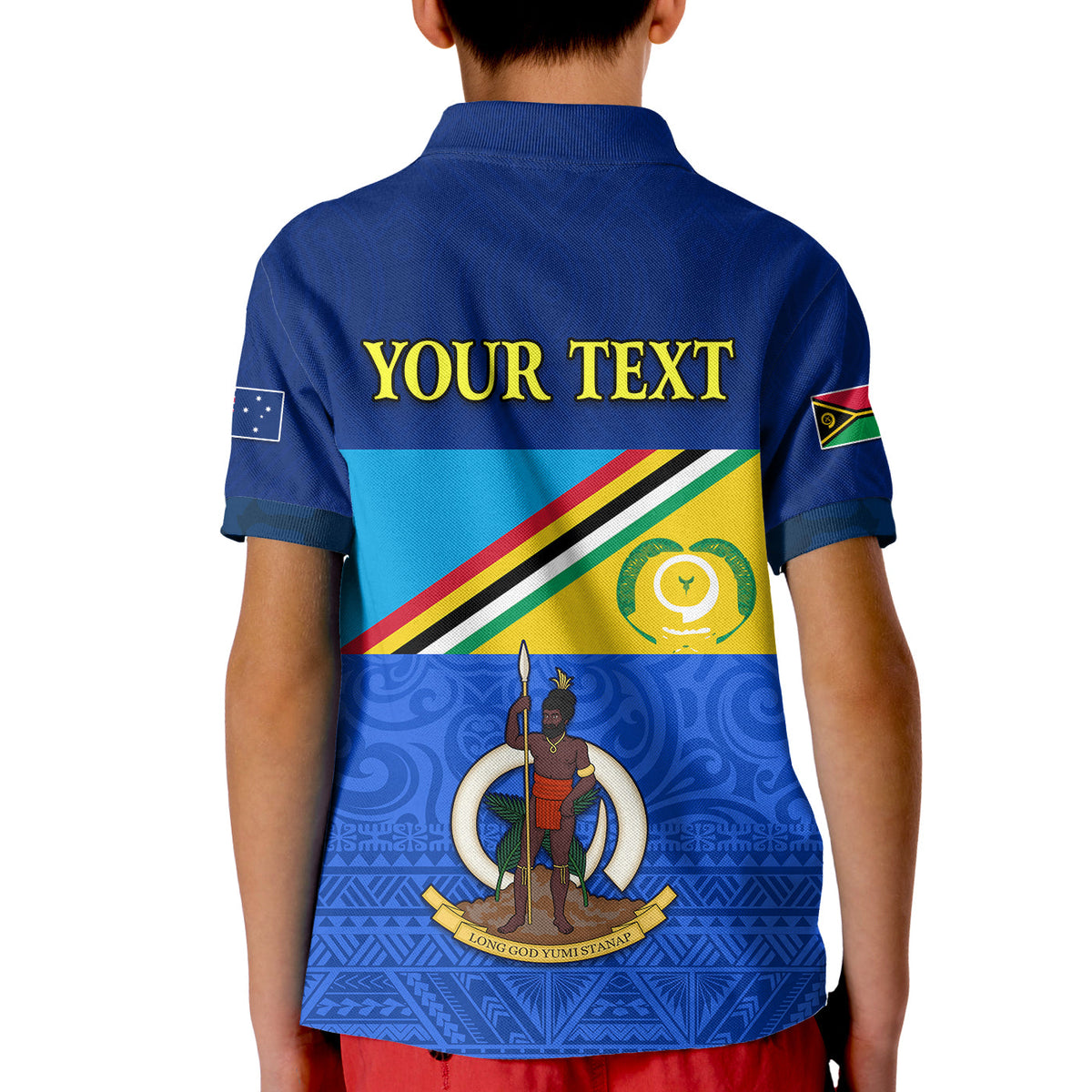 Custom Torba Vanuatu Province Polo Shirt Mix Australia Flag LT13 - Polynesian Pride