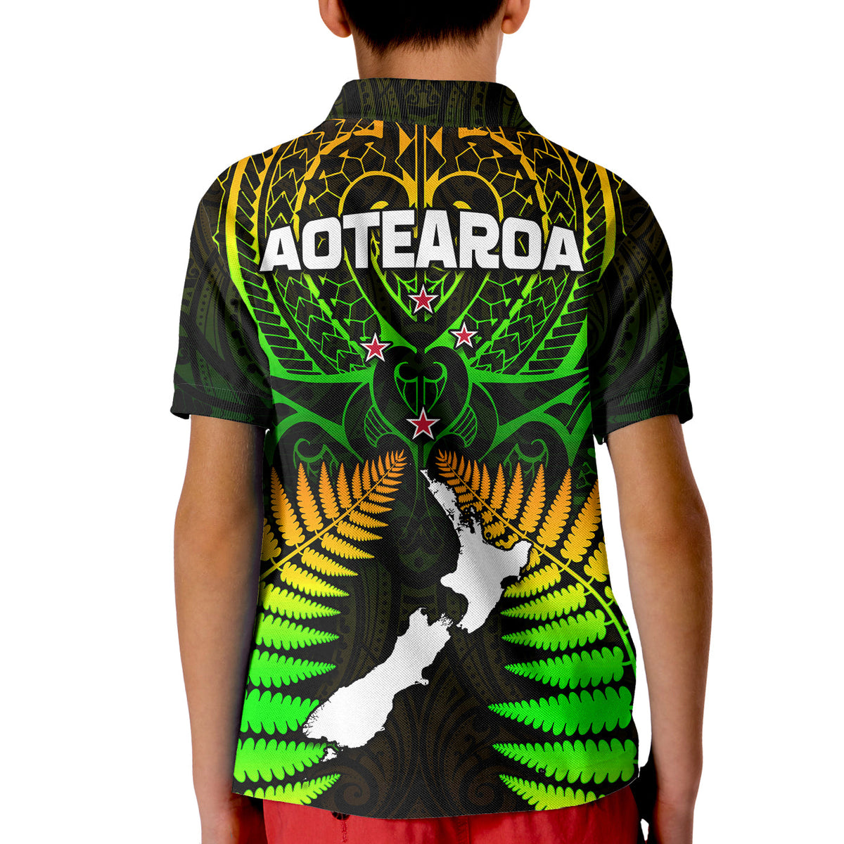 New Zealand Polo Shirt Aotearoa Fern Hei Tiki Special Style LT13 - Polynesian Pride