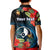 (Custom Personalised) Yap State Polo Shirt KID FSM Hibiscus Flowers Mix Polynesian LT14 - Polynesian Pride