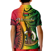 Custom Vanuatu Polo Shirt Luganville Polynesian Reggae Coat Of Arms LT14 - Polynesian Pride