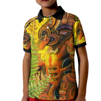 Custom Hei Tiki Maori Polo Shirt Fern Aotearoa Ta Moko Sun LT13 - Polynesian Pride