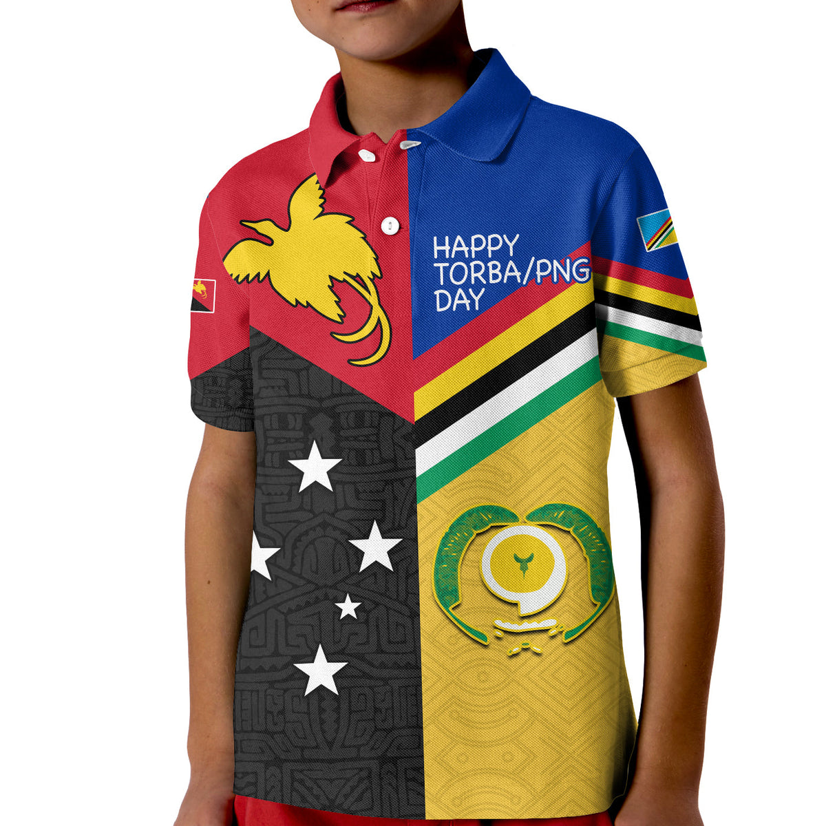 (Custom Text and Number) Torba PNG Day Polo Shirt 2022 Simple Polynesia LT13 - Polynesian Pride