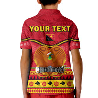 Custom Papua New Guinea Christmas Polo Shirt Bird Of Paradise Bikpela Hamamas Blong Dispela Krismas LT14 - Polynesian Pride