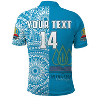 Custom Lavengamalie Tonga College Polo Shirt Class Of Year Tongan Ngatu Pattern LT14 - Polynesian Pride