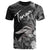 Tonga T Shirt Pacific Black Duck With Tropical Flowers Unisex Black - Polynesian Pride