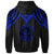 Palau Hoodie Polynesian Armor Style Blue - Polynesian Pride
