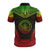 Palau Custom Polo Shirt Palau Seal Polynesian Chief Tattoo Reggae Version - Polynesian Pride