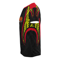 Papua New Guinea T Shirt Papua New Guinea Coat Of Arms Polynesian Stylized - Polynesian Pride
