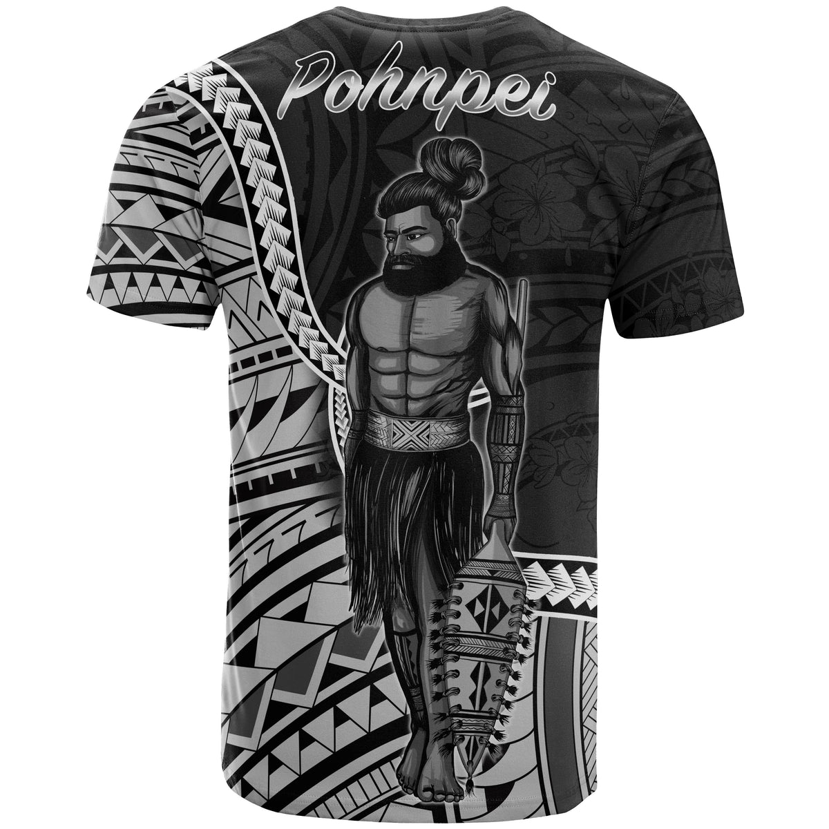 Pohnpei State T Shirt Seal Of Pohnpei State Polynesian Patterns - Polynesian Pride
