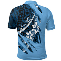 Fiji Suva Masi Pattern Custom Polo Shirt Claw Style LT7 - Polynesian Pride
