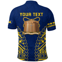 Custom Tokelau Polo Shirt Coconut Palm Leaf LT13 - Polynesian Pride
