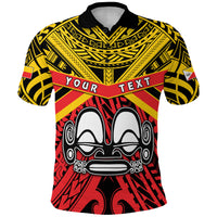 Custom Marquesas Islands Polo Shirt the One and Only LT13 Unisex Red - Polynesian Pride