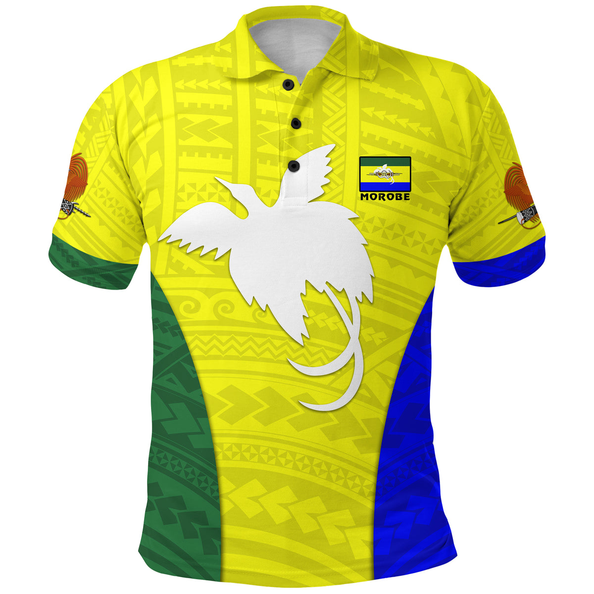 Custom Morobe Province Polo Shirt Papua New Guinea LT13 - Polynesian Pride