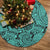 Polynesian Maori Lauhala Turquoise Tree Skirt 85x85 cm Turquoise Tree Skirt - Polynesian Pride