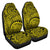 Polynesian Maori Lauhala Yellow Car Seat Cover Universal Fit Yellow - Polynesian Pride