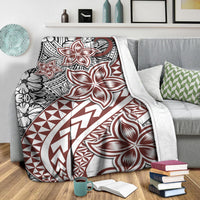 Traditional Polynesian Tribal Tattoo Retro Premium Blanket LT9 - Polynesian Pride
