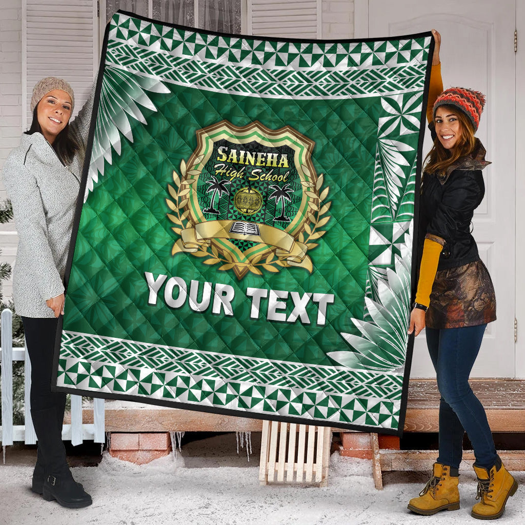 (Custom Personalised) Tonga Saineha High School Premium Quilt Simplified Version LT8 - Polynesian Pride
