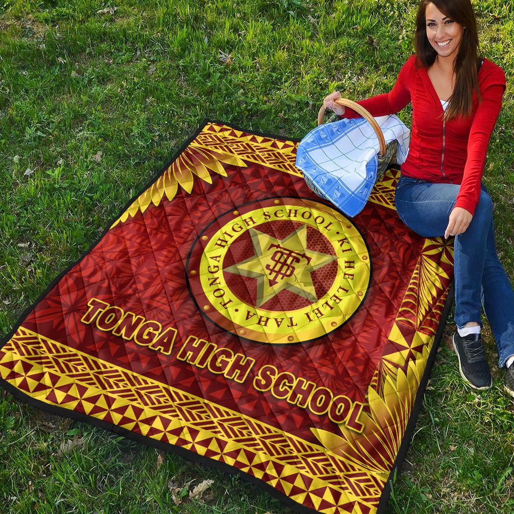 Tonga High School Premium Quilt Simplified Version LT8 - Polynesian Pride
