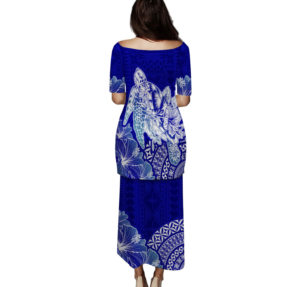 Queen Salote College Tonga Puletasi Dress Kupesi Style - Ver02 LT7 - Polynesian Pride