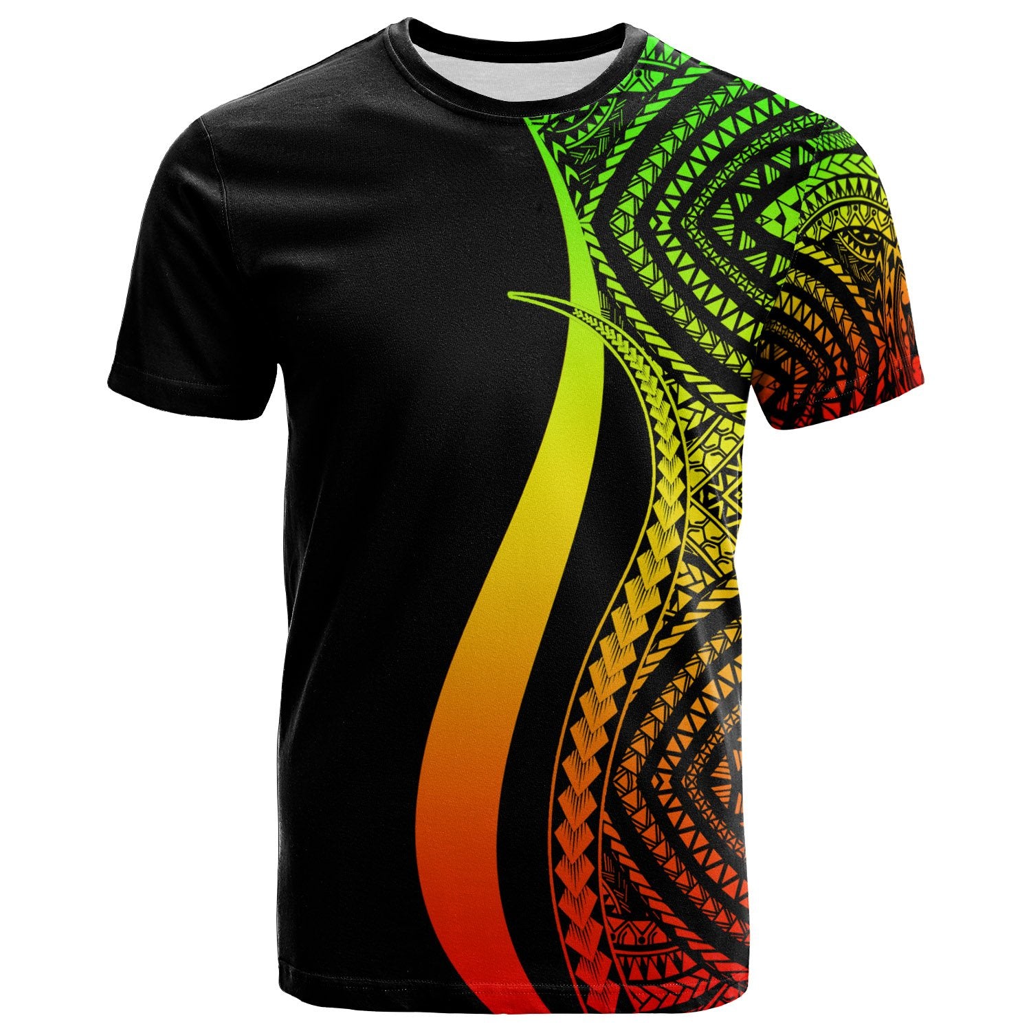 Micronesia T Shirt Reggae Micronesian Tentacle Tribal Pattern Unisex Reggae - Polynesian Pride