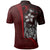 Yap Micronesian Polo Shirt Red Turtle with Hook - Polynesian Pride