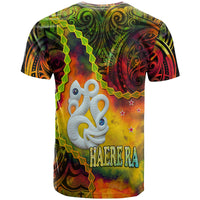 New Zealand Maori T Shirt Aotearoa Manaia Reggae Paua Shell Heare Ra LT9 - Polynesian Pride