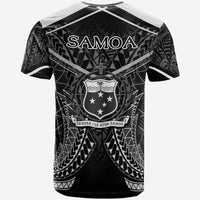 Samoa T Shirt Samoan Seal With White Line Style - Polynesian Pride