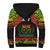 (Custom Text And Number) Samoa Rugby Sherpa Hoodie Teuila Torch Ginger Gradient Style LT14 - Polynesian Pride