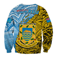 Tuvalu 1978 Sweatshirt Happy 44th Independence Anniversary Polynesian Pattern LT14 - Polynesian Pride