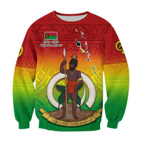 (Custom Personalised) Vanuatu Independence Day Sweatshirt 42nd Anniversary Yumi Yumi Yumi LT13 - Polynesian Pride