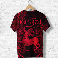 Custom Sagittarius Zodiac Polynesian T Shirt Unique Style Red LT8 - Polynesian Pride
