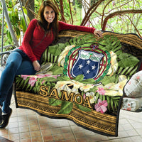 Samoa Premium Quilt - Polynesian Gold Patterns Collection - Polynesian Pride
