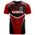 Samoa T Shirt Polynesian Sport Style Red Unisex Red - Polynesian Pride