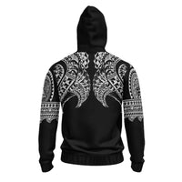 American Samoa Hoodie Neck Tattoo - Polynesian Pride