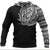 Maori Hoodie Polynesian Ethnic Style Tattoo Unisex Black - Polynesian Pride