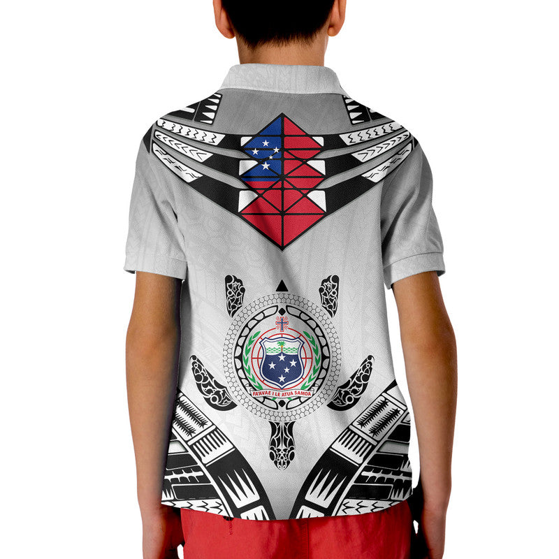 Samoa Black Saturday Polo Shirt Visual Arts LT9 - Polynesian Pride