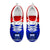 Happy Samoan Fathers Day Sneakers Hibiscus Mix Polynesian Pattern LT14 - Polynesian Pride