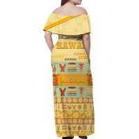 Hawaii Surf Retro Style Matching Dress and Hawaii Surf Retro Stylean Shirt LT9 - Polynesian Pride