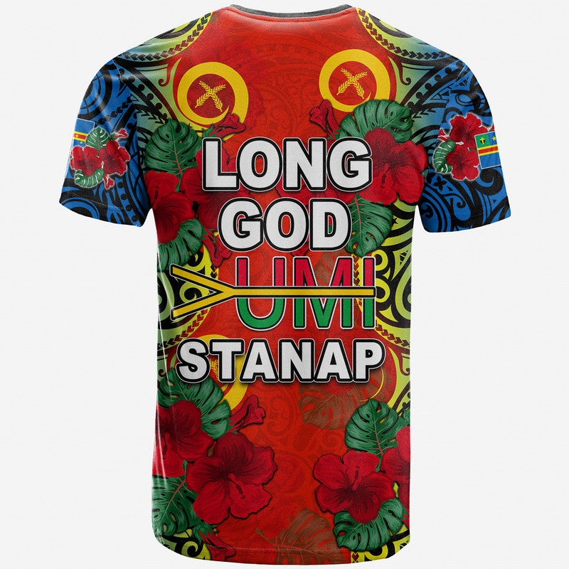 Vanuatu Tafea and Hibiscus T Shirt LT6 - Polynesian Pride