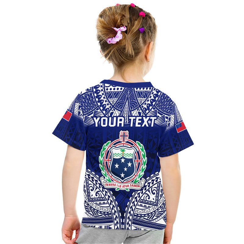 Custom Samoa Coat of Arms T Shirt Polynesian Pattern LT9 - Polynesian Pride
