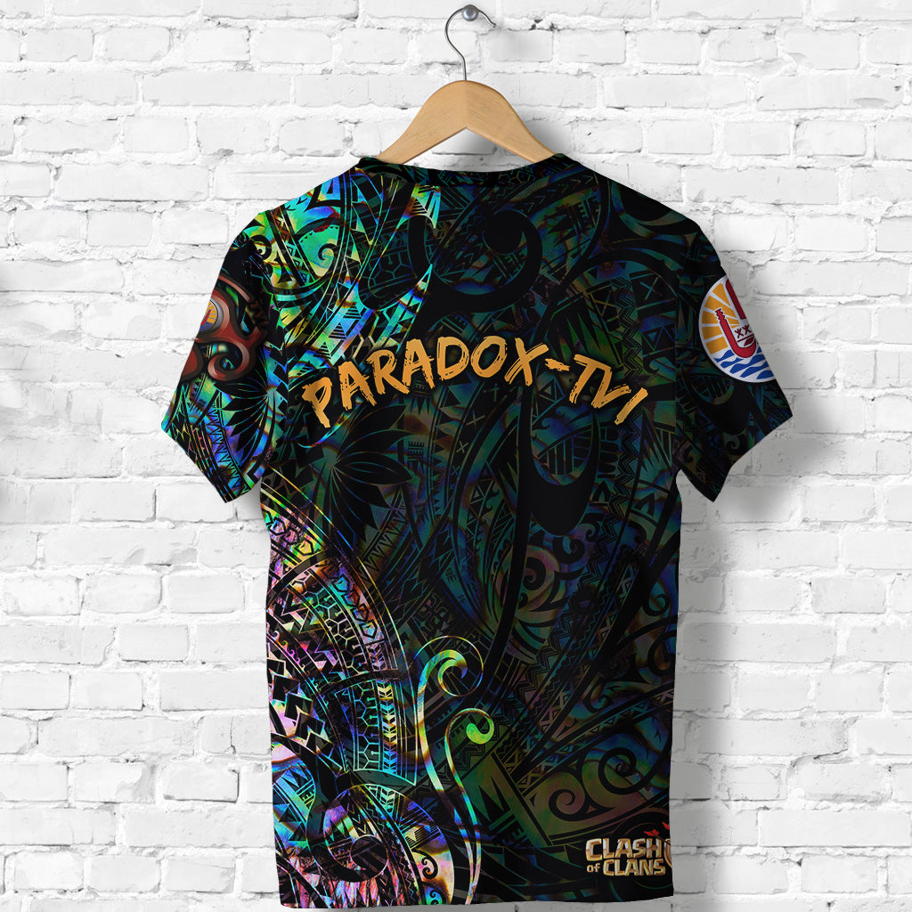 Paradox TVI Number 7 Tahiti PC T Shirt Team Varua Ino Original 007 LT8 - Polynesian Pride